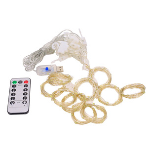 Nouvelles Guirlandes Lumineuses Féeriques à 8 Modes, Feston LED USB 5V avec Télécommande pour <span class=keywords><strong>Décoration</strong></span> <span class=keywords><strong>de</strong></span> Noël Intérieur/Extérieur - Product Image 5