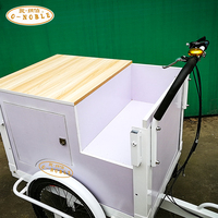 Chariot pour glaces avec présentoir congélateur Chariot pour glaces glacées avec vélos