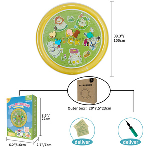 Enfant en bas âge sensoriel <span class=keywords><strong>d</strong></span>éveloppement PVC jouer coussin canard dessin animé gonflable bébé <span class=keywords><strong>tapis</strong></span> <span class=keywords><strong>d</strong></span>'<span class=keywords><strong>eau</strong></span> ventre temps activité <span class=keywords><strong>tapis</strong></span> <span class=keywords><strong>d</strong></span>'<span class=keywords><strong>eau</strong></span> pour bébés - Product Image 4