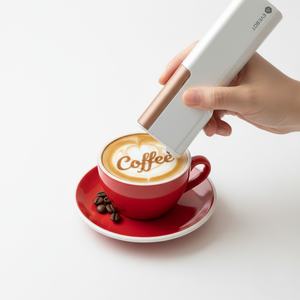 Imprimante à café portable EVEBOT PrintPen, encre comestible, imprimante alimentaire pour l'art latte, gâteaux, biscuits, macarons, impression de logo personnalisé - Product Image 1