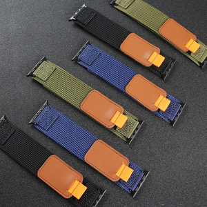 <span class=keywords><strong>Bracelet</strong></span> en nylon à boucle auto-agrippante personnalisé avec logo sportif par Lionorm, compatible avec les montres intelligentes <span class=keywords><strong>Apple</strong></span> 10 9 8 7 6 5 4 49 mm 42 mm - Product Image 6