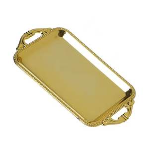 Bandeja de Servicio para Aperitivos y Café, Diseño Elegante, Decorativa, para Fiestas, Hogar, Restaurante, Hotel, Superventas - Product Image 1