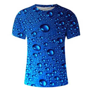 T-shirts drôles pour hommes à manches courtes avec impression de bière en 3D grands et grands T-shirts à col rond graphiques de coupe régulière T-shirts à la mode pour les vacances - Product Image 4