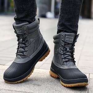 Stivali Desert con Suola Spessa e Tomaia Alta <span class=keywords><strong>per</strong></span> Uomo, <span class=keywords><strong>Scarpe</strong></span> Sportive <span class=keywords><strong>per</strong></span> Campeggio ed Escursionismo, Taglie Grandi, Stivali Tattici S0075 - Product Image 2