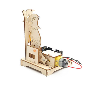Rompecabezas <span class=keywords><strong>de</strong></span> <span class=keywords><strong>Madera</strong></span> Eléctrico DIY Woodpecker para Adultos, Kit <span class=keywords><strong>de</strong></span> Modelo Mecánico Cinético STEM - Product Image 2