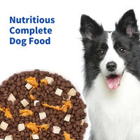 Mincies de viande et fibres de viande pour chiens, formule hypoallergénique, gain musculaire et renforcement osseux, haute palatabilité, pour toutes les races, universel