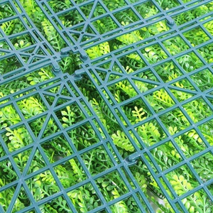 Hochwertige künstliche Buchsbaum Hecken platten Sträucher Wand Gras Wand für die Landschafts gestaltung - Product Image 6