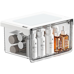 Under-Mirror Cabinet Modern Minimalist Drawer-Type Organizer PET Transparent Bathroom Cosmetics Makeup Remover Lipstick Cotton - Product Image 5