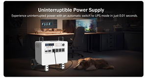 Générateurs d'énergie à onde sinusoïdale pure alternative 2400 W, station d'alimentation <span class=keywords><strong>portable</strong></span> avec panneaux solaires à onde sinusoïdale pure <span class=keywords><strong>pour</strong></span> le camping - Product Image 2