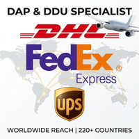 Service express international rapide DHL sans droits de douane ni frais de dédouanement pour les entreprises mondiales, service express FedEx non-stop