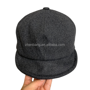 Bérets en laine rétro personnalisés pour hommes et femmes, casquettes de golf de <span class=keywords><strong>luxe</strong></span>, casquettes de soleil, casquettes de newsboy, bérets ajustés en mélange de laine unisexes - Product Image 3