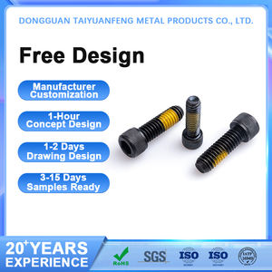 مسمار سداسي مجلفن مخصص M10، مسمار ألن سداسي، مسمار DIN912 من الفولاذ الكربوني مطلي بالزنك الأسود، درجة 4.8 و8.8، مسمار عالي القوة M8 M6 - Product Image 1