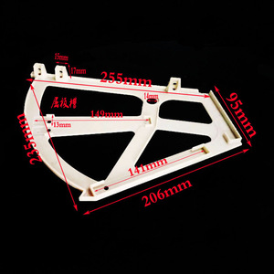 Double Layer Plastic Shoe Rack Accessory 255mm X 235mm Wall Mount Space Saving For Shoe Cabinet - Product Image 1