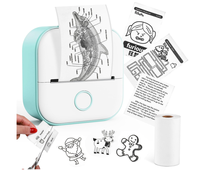 Impresora Térmica de Bolsillo Phomemo T02, Impresora de Fotos Inalámbrica, Fabricante de Etiquetas sin Tinta para Notas Escolares, Estudio, Manualidades, Diario
