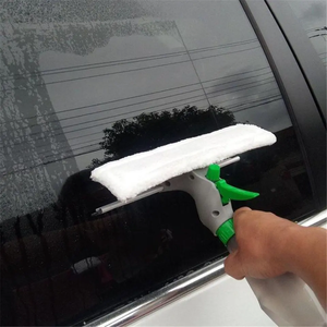Limpiador de ventanas Squeegee Spray Scrub Scrape Microfibra 3 en 1 Herramientas de tinte de ventana sostenible Limpieza de <span class=keywords><strong>espejos</strong></span> de vidrio de ventana 5-7 días - Product Image 1