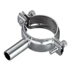 Supporto per Tubi in Acciaio Inox da 6 Pollici con Anello Diviso per Tubi Sanitari - Product Image 1