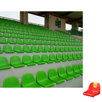 Sièges en plastique HDPP Tennis Football Padel Chaises de stade