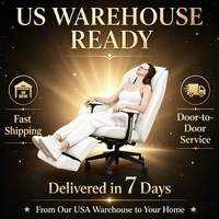 Fauteuil de bureau gaming de luxe moderne en cuir PU Shiatsu, multifonctionnel, avec massage du cou, des épaules et du corps entier par pétrissage, vente en gros OEM
