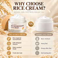 Peptides de collagène hydratants taches foncées crème coréenne pour le visage Anti-âge riz crèmes blanchissantes
