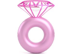 Flotador Inflable de PVC Reforzado con Forma de Diamante para Piscina, Ideal para Fotos de Parejas - Product Image 1