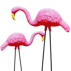 Modèle d'animal en plastique moulé par soufflage - Flamant rose rouge - Product Image 1