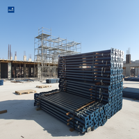 Système de support de bâtiment préfabriqué télescopique personnalisable en acier galvanisé Q235