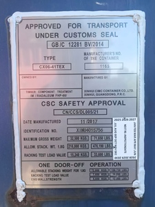 Conteneur maritime de 40 pieds, conteneur maritime 40GP neuf et d'occasion, conteneur <span class=keywords><strong>sec</strong></span> digne d'expédition à vendre, étanche et robuste - Product Image 5