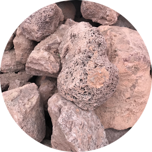 Rood/Zwart vulkanisch gesteente grind 25kg verpakt silicaatmateriaal voor bloempotten en tuinlandschapsarchitectuur - Product Image 4