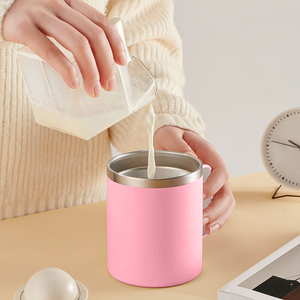 Vaso al vacío de doble pared de 16 Oz, tazas de café, logotipo personalizado, acero inoxidable, estilo americano, botella para beber de acero inoxidable plana - Product Image 6