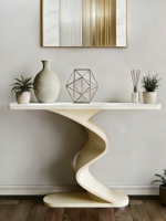 Console d'entrée en métal de style italien, design moderne et minimaliste, pour hall d'entrée, face à la porte, de luxe léger, pour couloir, présentoir mural