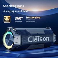 Clasion T9 Outdoor pour haut-parleur ABS, haute qualité sonore, super subwoofer, double haut-parleurs, volume élevé, portable, sans fil