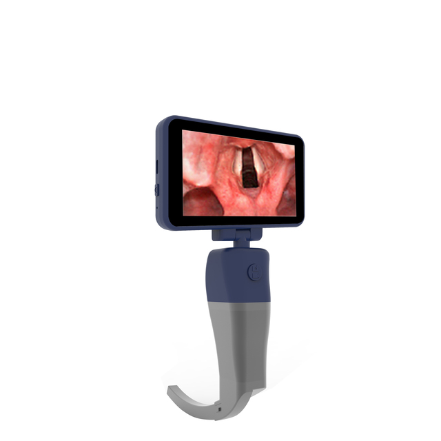 Portable Reused/ Disposable Video Laryngoscope with Reused Blades