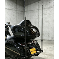 Support de drapeau latéral Keybear pour barre de protection arrière, kit de modification pour moto Great Wall Soul S2000