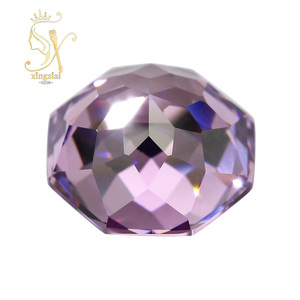 Offre Spéciale – Zircon Cubique Rose Violet de 12 mm, Taille Rose, pour Bijoux – Zircon Cubique Forme Octogonale Millenium Rose - Product Image 2
