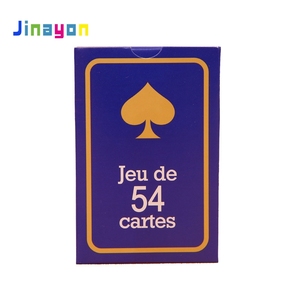 Venta al por mayor de Poker de impresión en Color jugando <span class=keywords><strong>a</strong></span> las cartas de juego de entretenimiento de <span class=keywords><strong>la</strong></span> tarjeta - Product Image 4