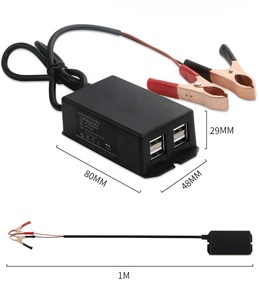 4USB 8-30V chargeur usb moto DC 12V/24v chargeur voiture avec <span class=keywords><strong>clip</strong></span> batterie - Product Image 2