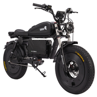 Vélo électrique Himoto Oway SK-1 3000W 60V, batterie lithium 45Ah, pneus larges, vitesse 80 km/h, autonomie 100 km, NFC, cadre en aluminium, idéal pour les trajets urbains.