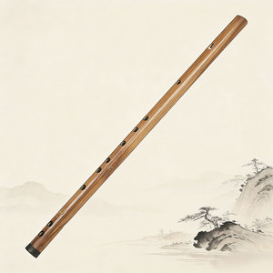 Flauta de Bambú Amargo MBAT ZD-05, Instrumento Musical Tradicional Étnico Hecho a Mano con Tonos C D E F G - Product Image 2