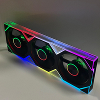 Ventilador de CPU de Alto Rendimiento, 15 LED, 5V, ARGB, 120mm, Pequeño, 4 Pines, PWM, Silencioso, Refrigeración para Computadora, Disipador de Calor de Plástico para Gamers