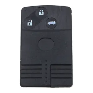 马自达5 6 CX-7 CX-9 RX8 Miata 3按钮智能卡盖遥控汽车钥匙扣