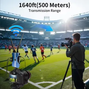 Trasmettitore e Ricevitore Video <span class=keywords><strong>Wireless</strong></span> 1080P 500M, 1TX 4RX, Supporta DVD, Fotocamera, Laptop, PC, TV e <span class=keywords><strong>Monitor</strong></span> - Product Image 5