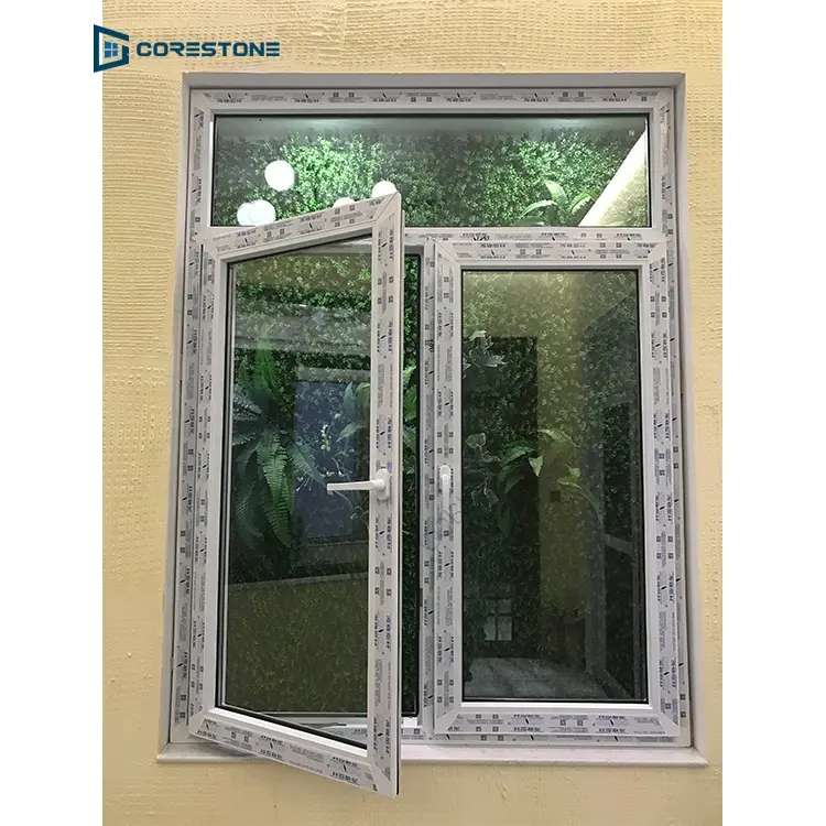 new design pvc sliding window/casement door profiles/casement upvc double hung windows profile