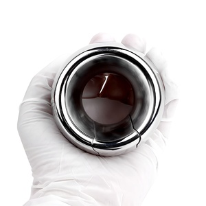 Anneau de sperme de verrouillage du scrotum <span class=keywords><strong>en</strong></span> métal pour hommes élargissement avancé pondération exercice de pénis anneau de verrouillage du pénis - Product Image 4