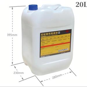 Botella de plástico personalizable con disolvente de fase móvil con tapa de Seguridad, de <span class=keywords><strong>calibre</strong></span> GL45 cubo de basura, soporte OEM - Product Image 2