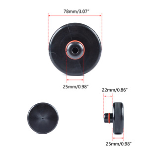 Plaque de protection en caoutchouc pour véhicule électrique Tesla 78 mm, adaptateur de levage pour outils de modification automobile - Product Image 1