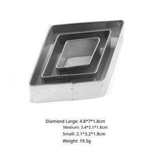 Juego de Cortadores de Galletas de Acero Inoxidable de Tres Piezas de Primera Calidad <span class=keywords><strong>para</strong></span> Reposteros Caseros, Incluye Formas de Círculo, Corazón y Estrella - Product Image 5