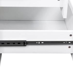 Witte hoge smalle keukenkast met laden, deur en rekken, diepe opbergkast - Product Image 4