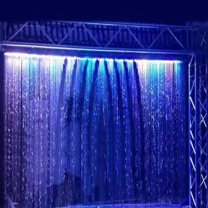 Personalizável interior/exterior LED água cortina artificial parede cachoeira Fountain - Product Image 4