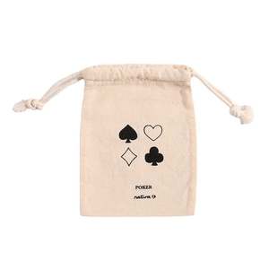 Pochette de rangement en coton biologique personnalisée, anti-poussière, avec cordon de serrage, pour colliers et montres - Product Image 6