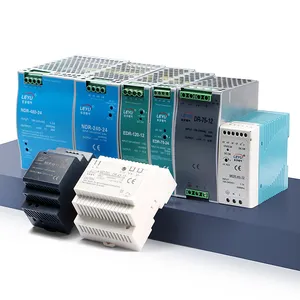 LEYU NDR EDR HDR MDR Netzteil 12V 24V 48V 75W 120W 240W 480W Din Rail Schalt netzteil für industrielles Steuerungs system